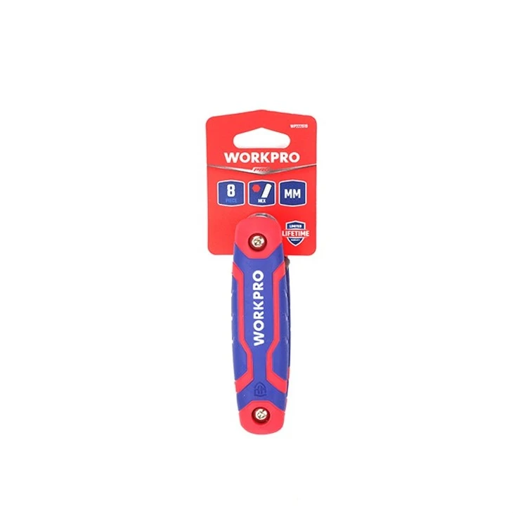 8PC METRIC FOLDING HEX KEY