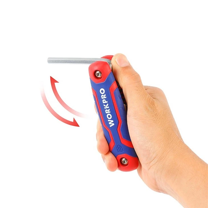 8PC METRIC FOLDING HEX KEY