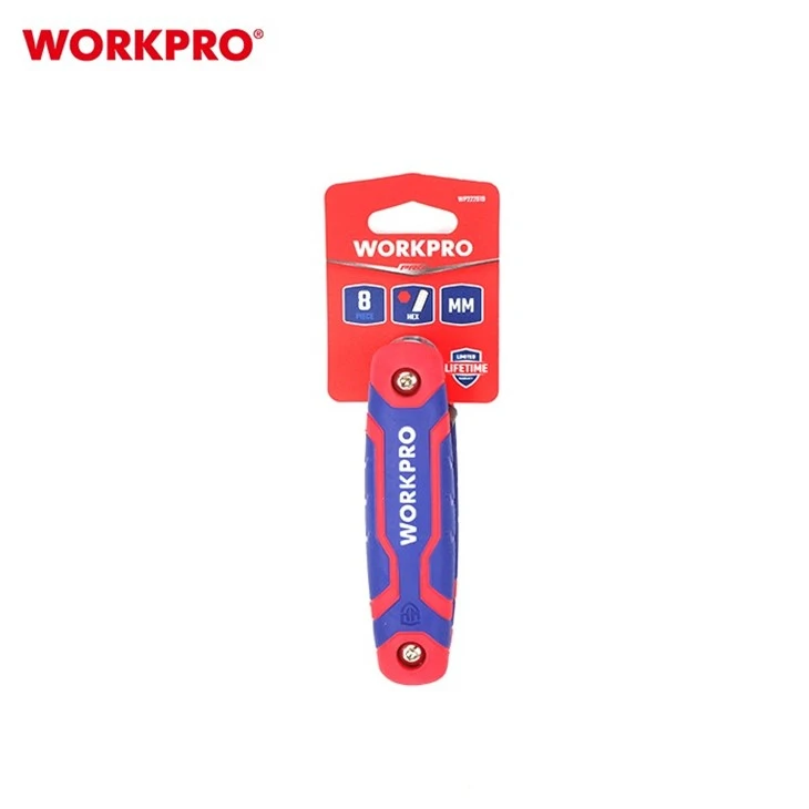 8PC METRIC FOLDING HEX KEY