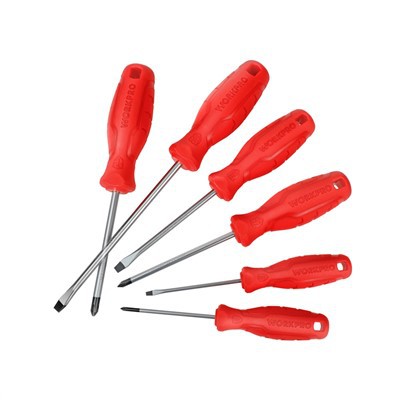 SET SCREWDRIVER WORKPRO 6PC CR-V