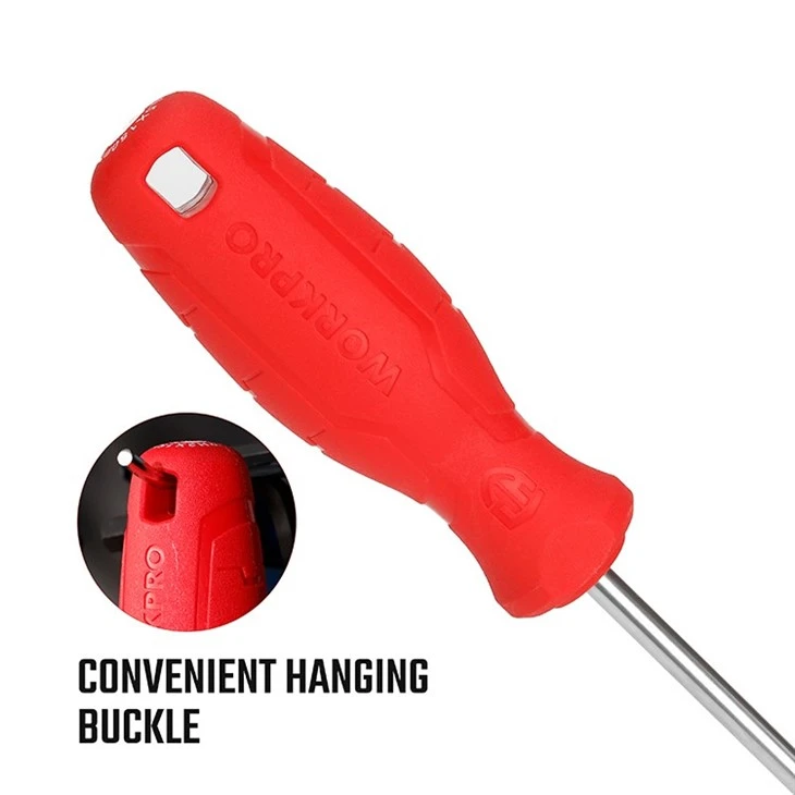 WORKPRO CR-V SLOTTED SCREWDRIVER, 3X75MM suppliers