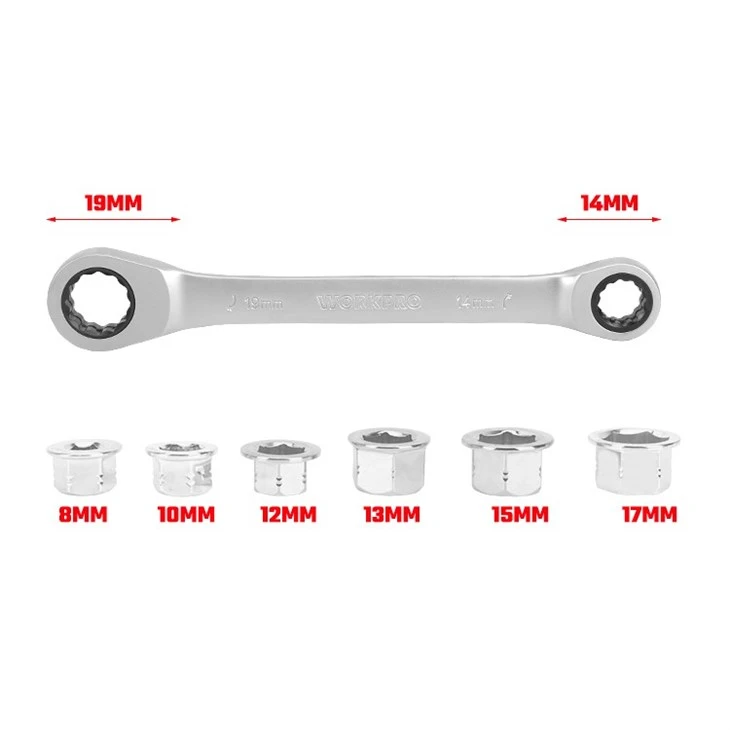 WORKPRO DOUBLE RING RATCHET WRENCH SET best
